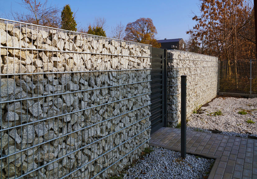 Gabionen zur Gartengestaltung